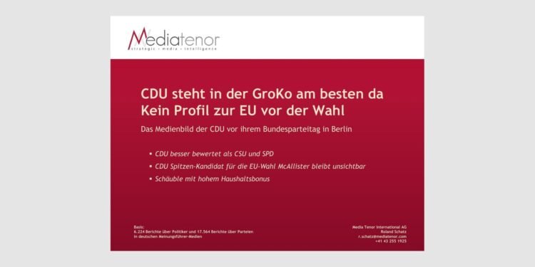 CDU steht in der GroKo am besten da