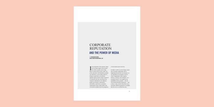 Corporate reputation