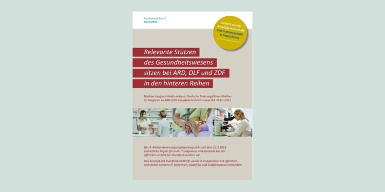 Gesundheitswesen: Viele relevante Protagonisten bei ARD, ZDF und DLF kaum sichtbar