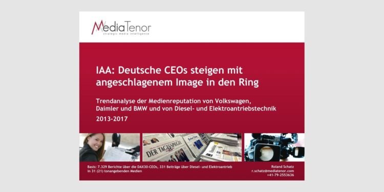 IAA: Deutsche CEOs steigen mit angeschlagenem Image in den Ring