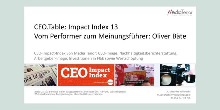 Oliver Bäte: Vom Performer zum Meinungsführer