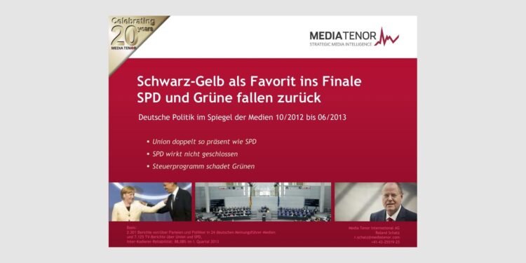 Schwarz-Gelb als Favorit ins Finale