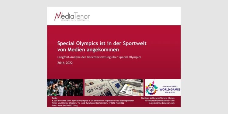 Special Olympics ist in der Sportwelt von Medien angekommen